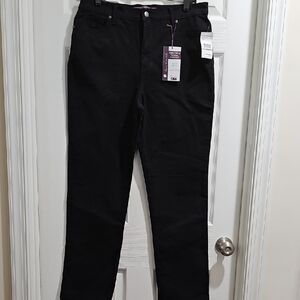 Gloria Vanderbilt Straight Leg Black Jeans Timeless Style